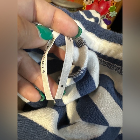 ANTHROPOLOGIE💙NWOT Striped Halter Romper - Picture 7 of 9